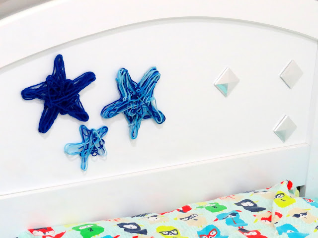 como fazer estrelas de lã diy natal e ano novo réveillon