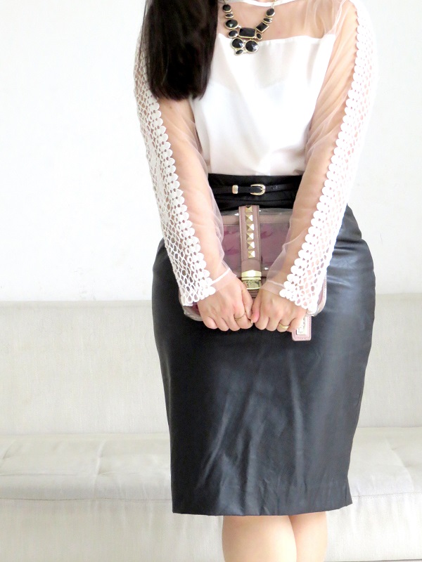 look com cut out e renda roupas femininas baratas