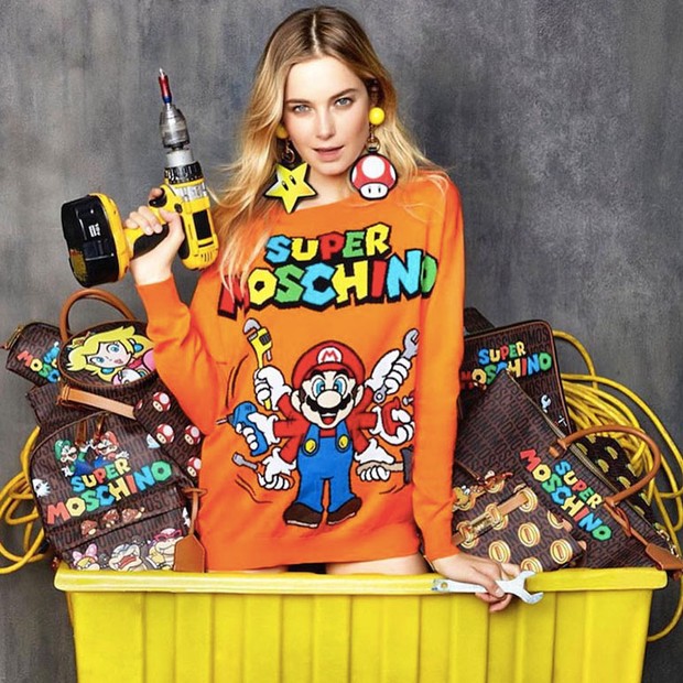 verão 2016 moschino super mario