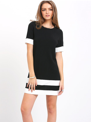 black friday vestido preto básico